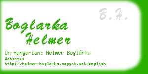 boglarka helmer business card